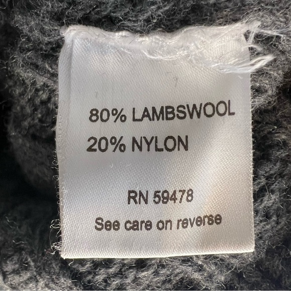 Brunella Gori Mens Lambswool Knit Collared Sweater Fisherman Gray Sz L Italy - Picture 9 of 11